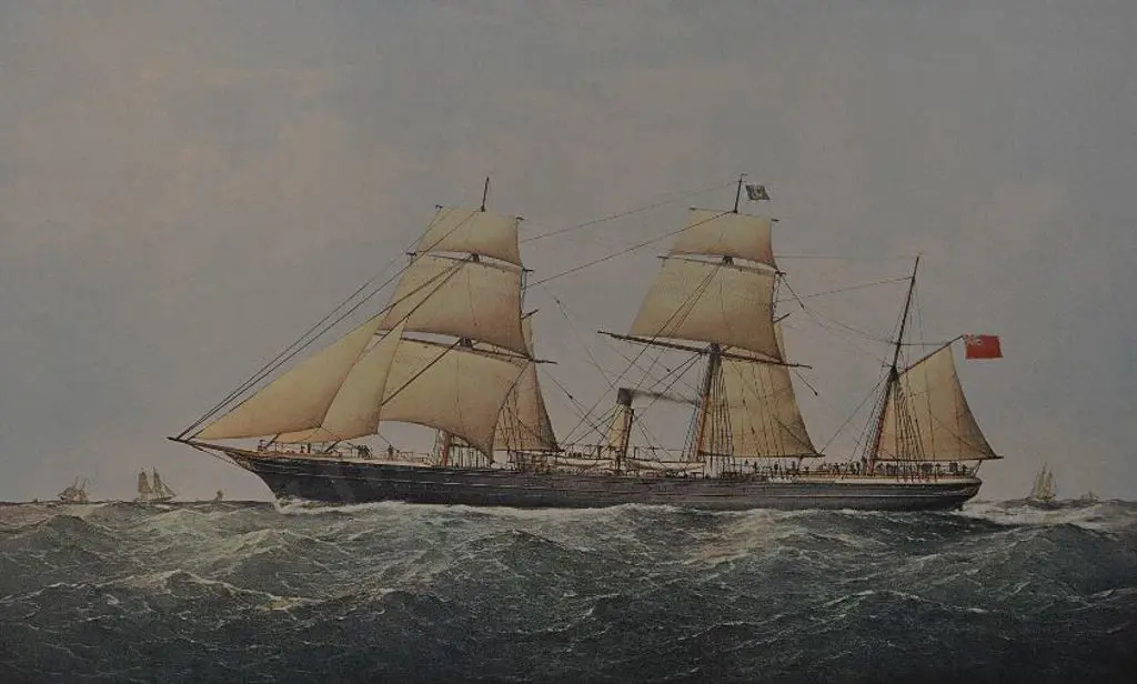 DUTTON, Thomas (1819-1891)) - Screw Steamship 'Tararua' Image 1++