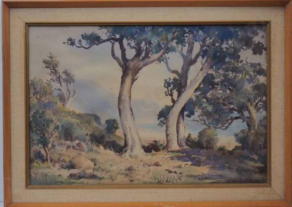 LAUGESEN, Carl Thorwald (1900-1987) - Wooded Landscape, 1968 Image 1++