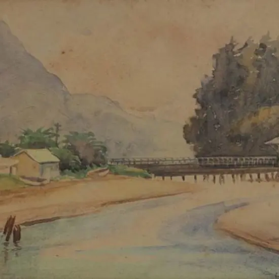 WISEMAN, Hilda (1894-1984) - Entrance to Whitianga Harbour