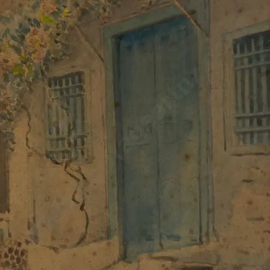 BARTON, Cranleigh (1890-1975) - Door to Cottage