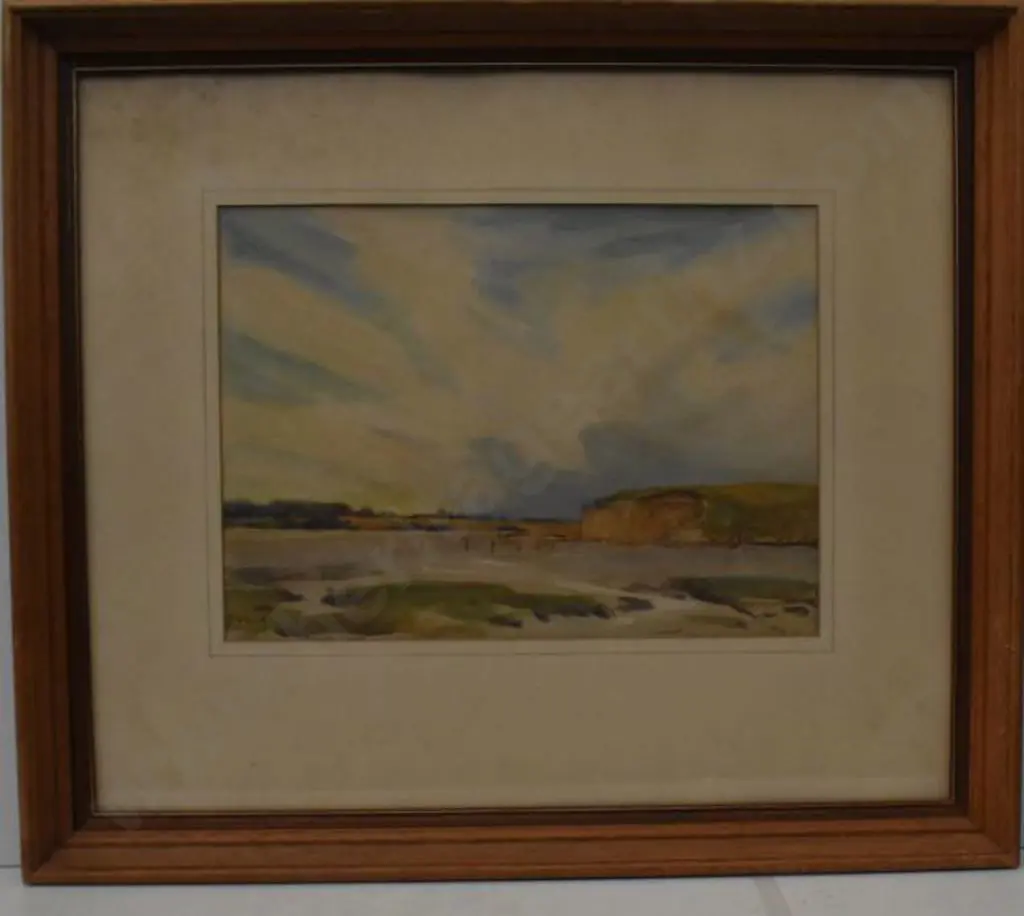 WELCH, Nugent (1881-1970) - Seaside Scene Image 1++