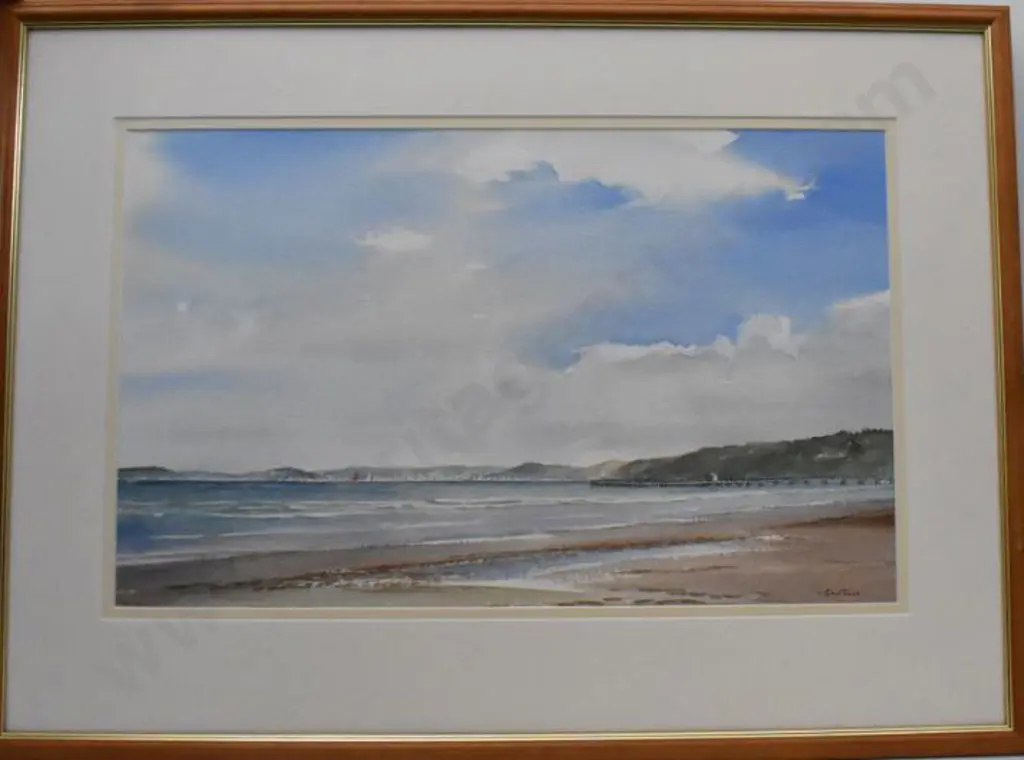 TODD, Guy (Late 20th Cent.) - Breezy Morning, Wellington Harbour Image 1++