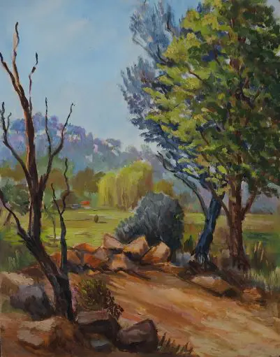 UNKNOWN - Field with Trees Image 1++