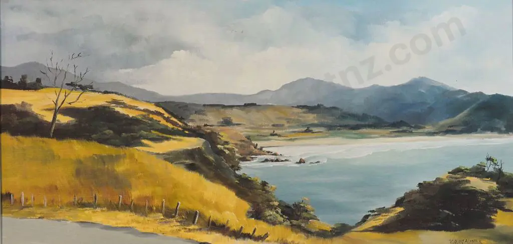 McALISTER, Olive (1932-2017) - Coastal Landscape Image 1++