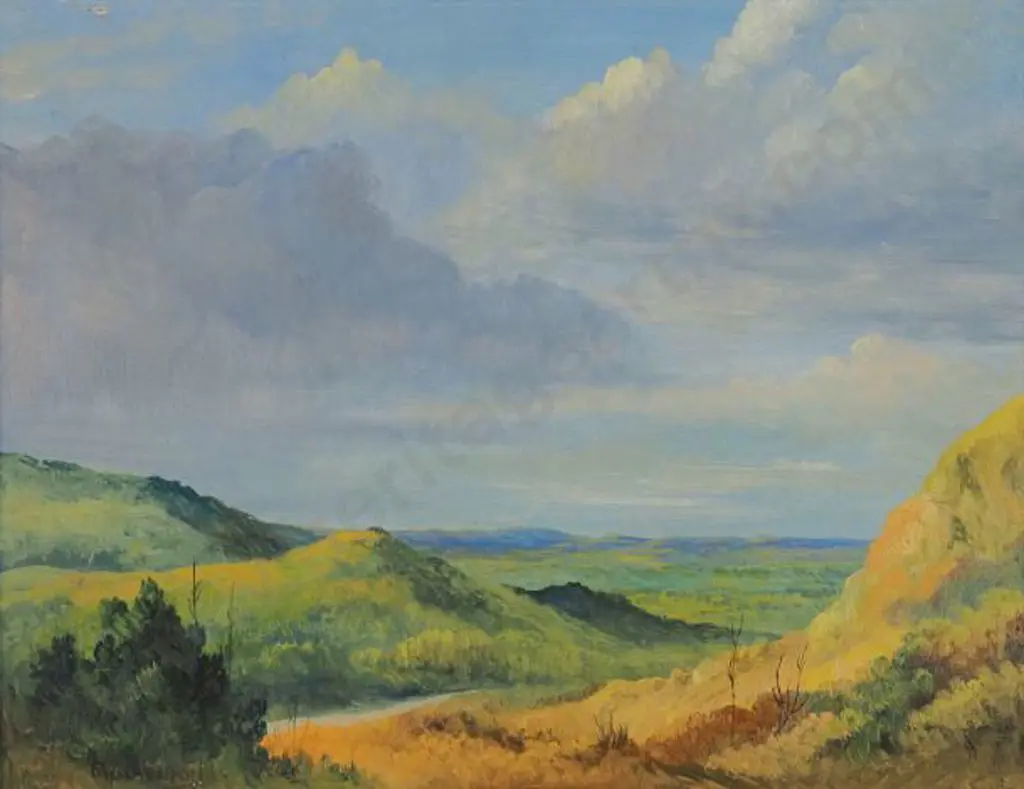 CARLTON, Rix (1890-1962) - New Zealand Countryside Image 1++