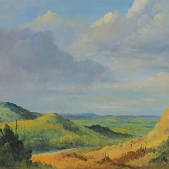 CARLTON, Rix (1890-1962) - New Zealand Countryside