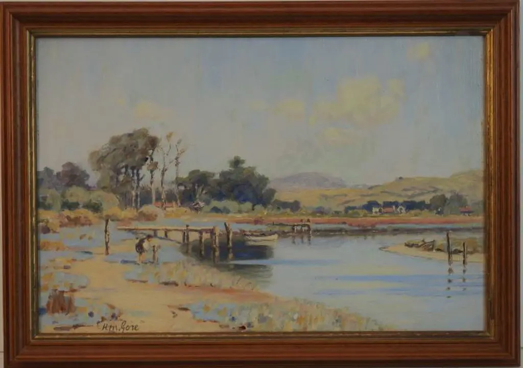 GORE, Henry Moreland (1863-1930) - Hutt River Image 1++