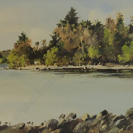 WALLERS, Peter (1953-) - Entrance to Taupo Boat Harbour