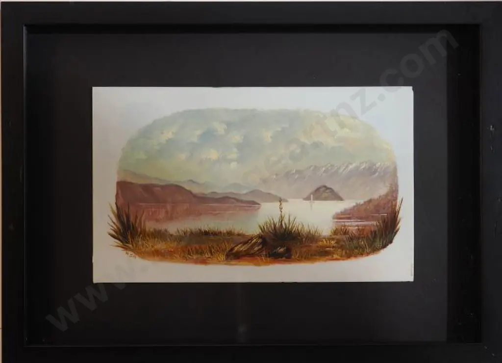 MELVIN, William S. (Late 19th Century) - Lake Manapouri, Fiordland Image 1++