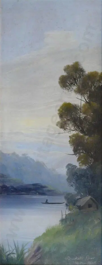 MAYCLAIR, J (1881-1956) - Waikato River Image 1++