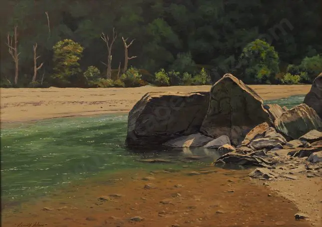 NELSON, Kenneth [Ken] (1927-2003) - River Scene Image 1++