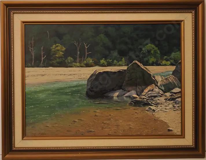 NELSON, Kenneth [Ken] (1927-2003) - River Scene Image 1++