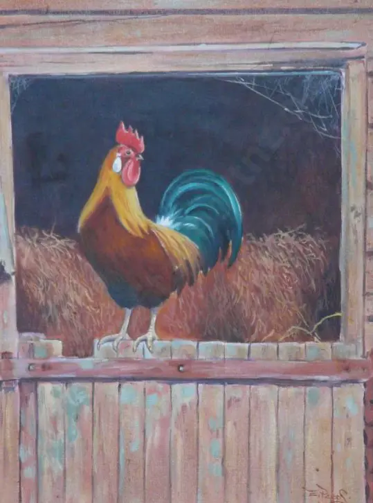 PAPPS, Ernest (1929-) - The Barn Door Image 1++