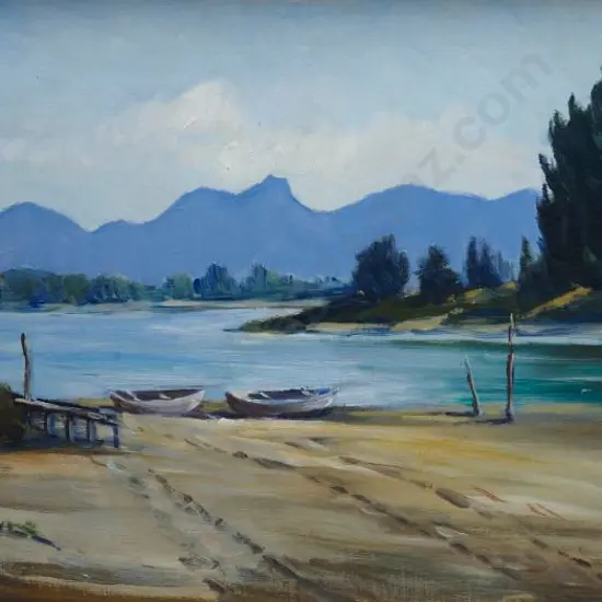 UNKNOWN Artist - Boats in Estuary