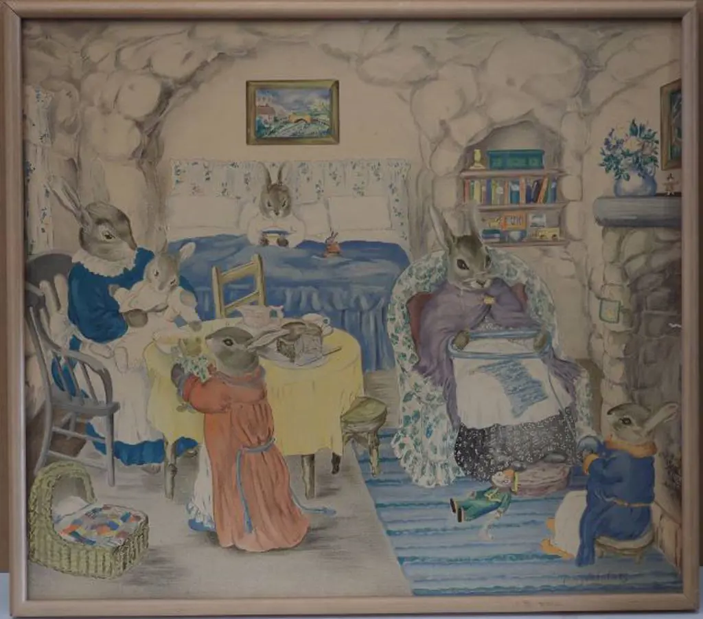 ROSS, Margaret (Active 1930s-40s) - Bunnykins Bedtime Image 1++