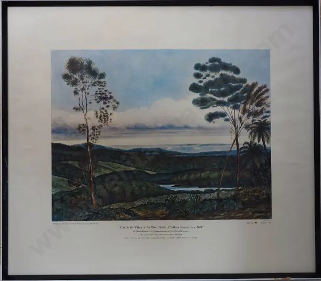 HEAPHY, Charles (1820-1881) - View in the Belly of the Nairne, Chatham Islands, 1840 Image 1++