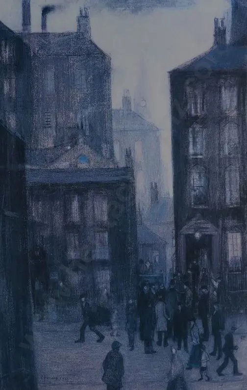 LOWRY, Laurence Stephen (1887-1976) - The Lodging House, 1921 Image 1++