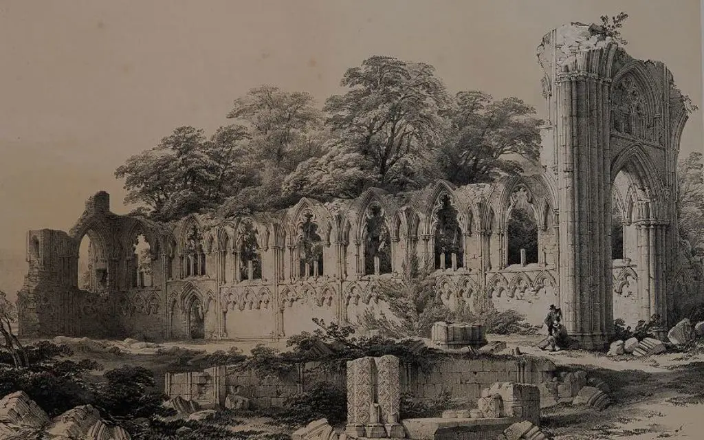 RICHARD - St Mary's Abbey, York, 1840 Image 1++
