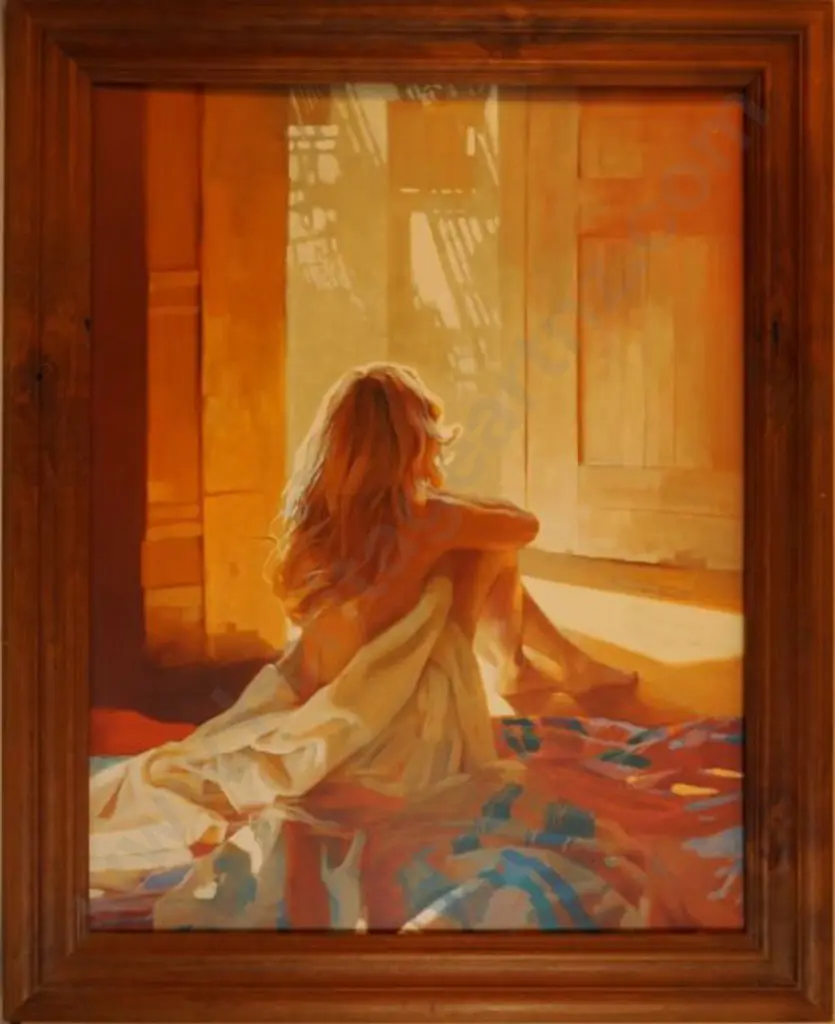 UNKNOWN Artist - Woman on Bed Image 1++