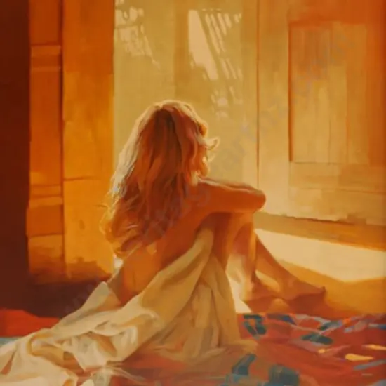 UNKNOWN Artist - Woman on Bed