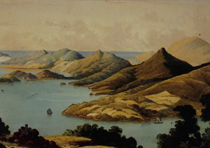 UNKNOWN Artist - Bay of Islands, Early 19th Century Image 1++