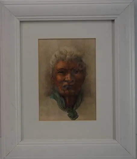 UNKNOWN (possible Kristin Zambucka) - Maori Lady with Moko Image 1++