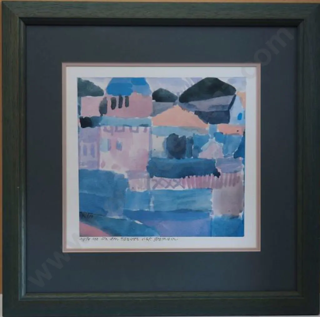 KLEE, Paul (1879-1940) - In den Häusern von St. Germain, 1914 Image 1++