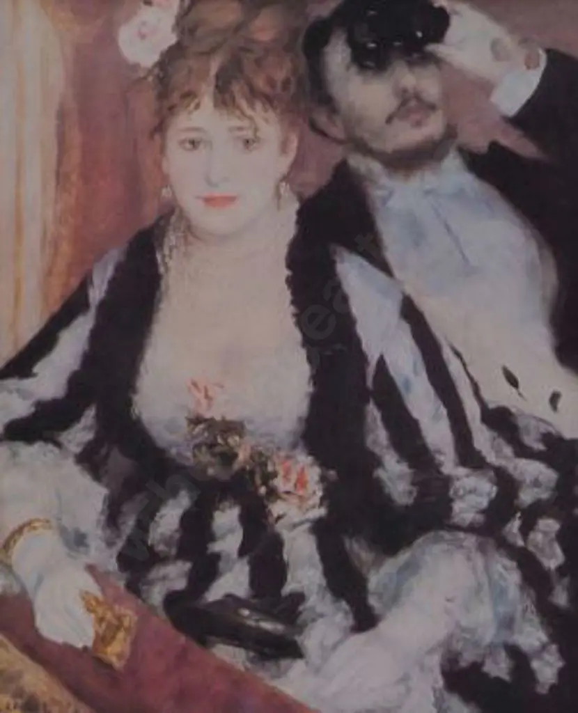 RENOIR, Pierre Auguste (1841-1919) - The Loge (Brother & Sister) Image 1++