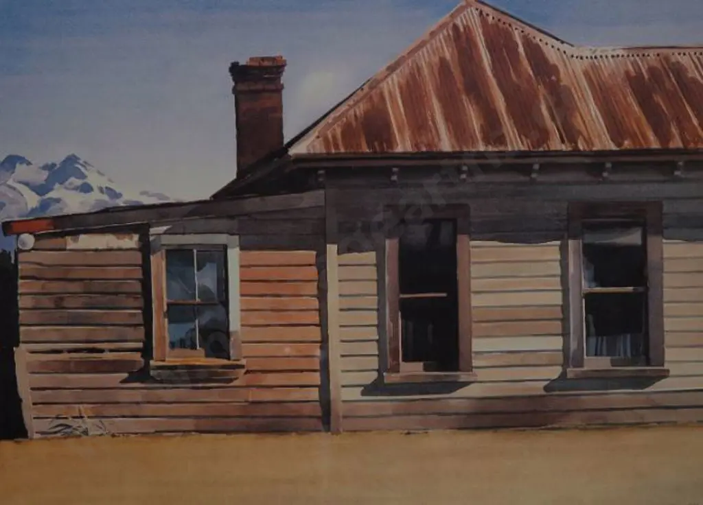 MacCORMICK, W.A. (Bill) (1942-) - The Sunlit Wall, 1986 Image 1++