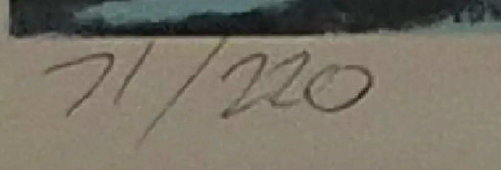 WARR, Malcolm (1939-) - Auckland Outlook looking at Rangitoto Image 1++