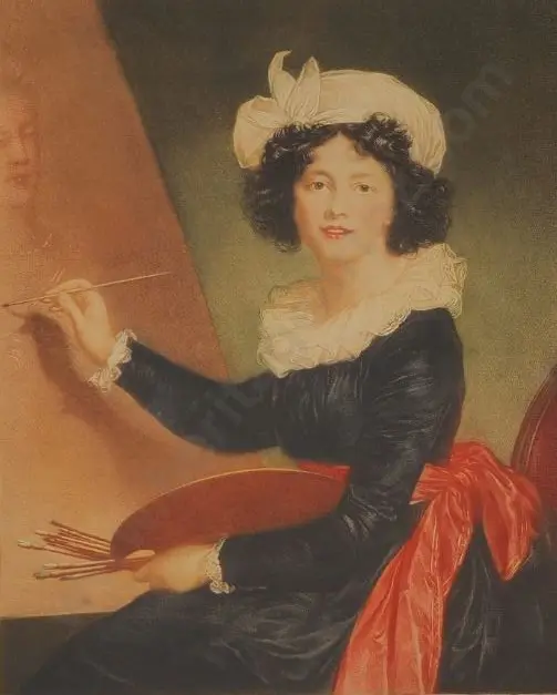 UNKNOWN artist - Woman at Easel Image 1++