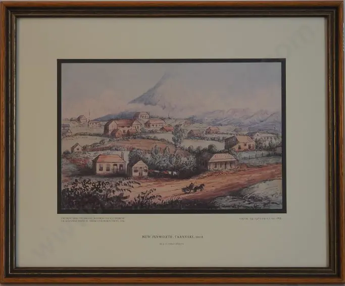 GOLD, Charles E. (1803-1871) - New Plymouth, Taranaki 1860 Image 1++