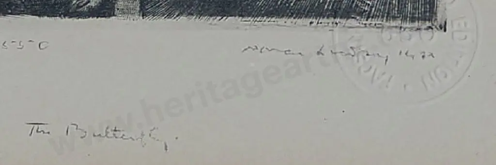 LINDSAY, Norman (1879-1969) - The Butterfly Image 1++