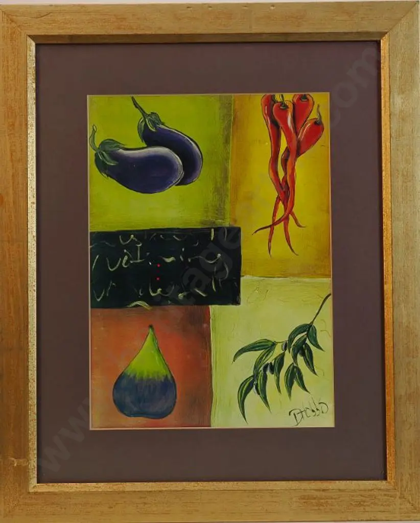 HOBBS, D. - Aubergine, Peppers, etc Image 1++