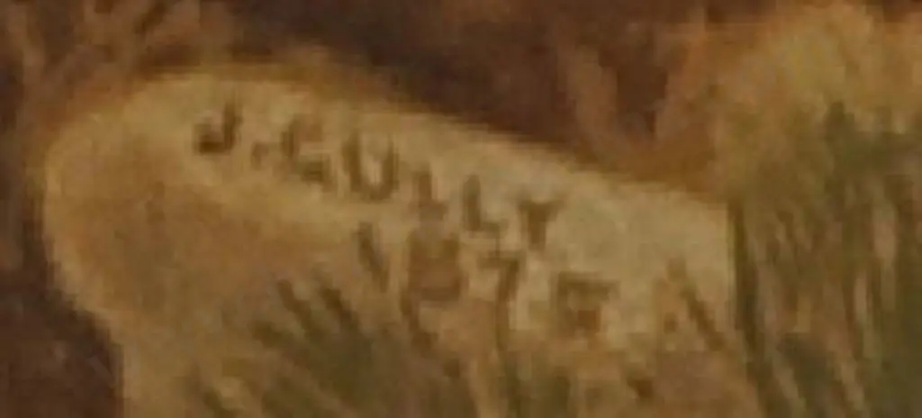 GULLY, John (1819-1888) - New Zealand Forest, 1877 Image 1++