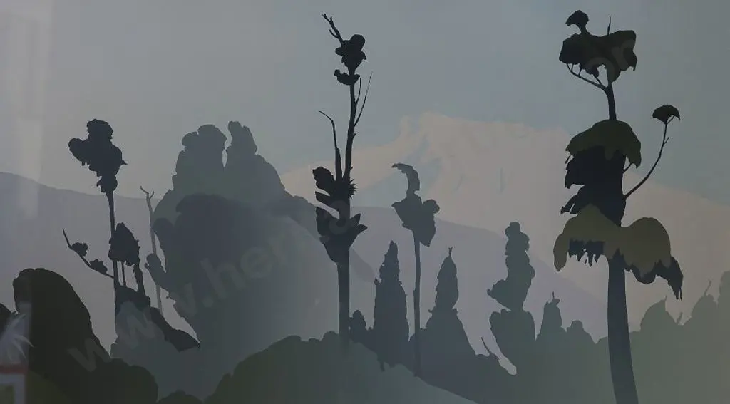 WARR, Malcolm (1939-) - Ruapehu West Image 1++