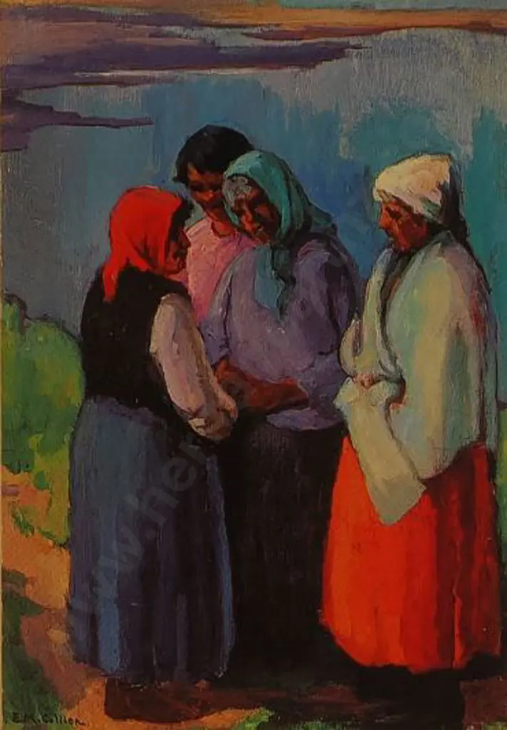 COLLIER, Edith (1885-1964) - The Korero c. 1927 Image 1++