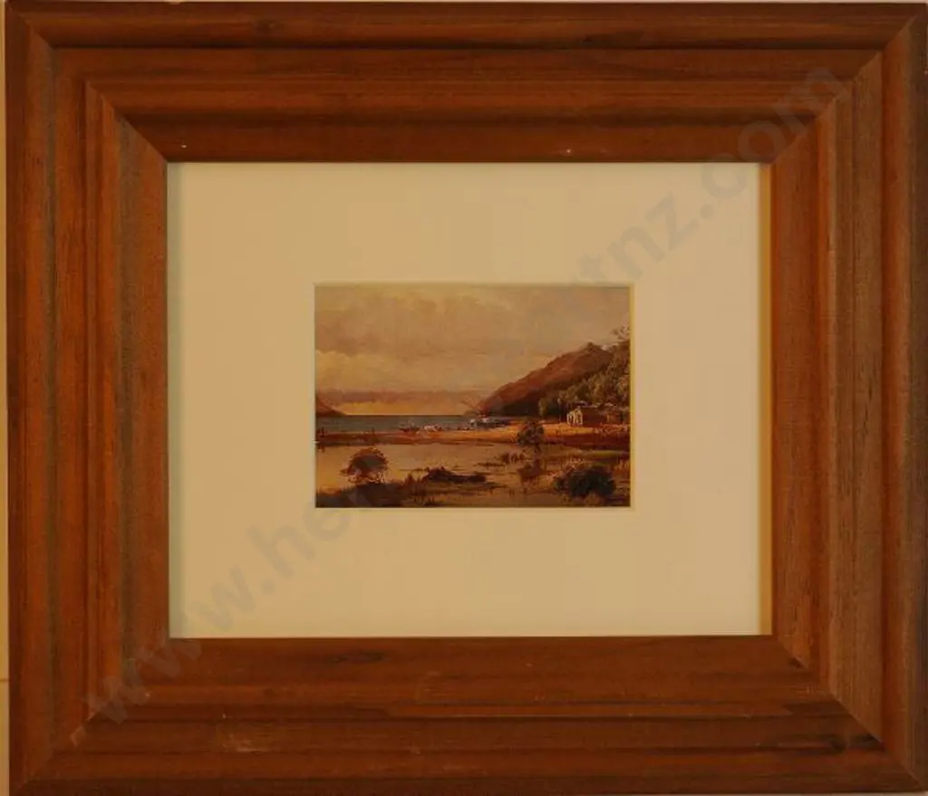 GIBB, John (1831-1909) - Kinloch, Head of Lake Wakatipu, 1882 Image 1++