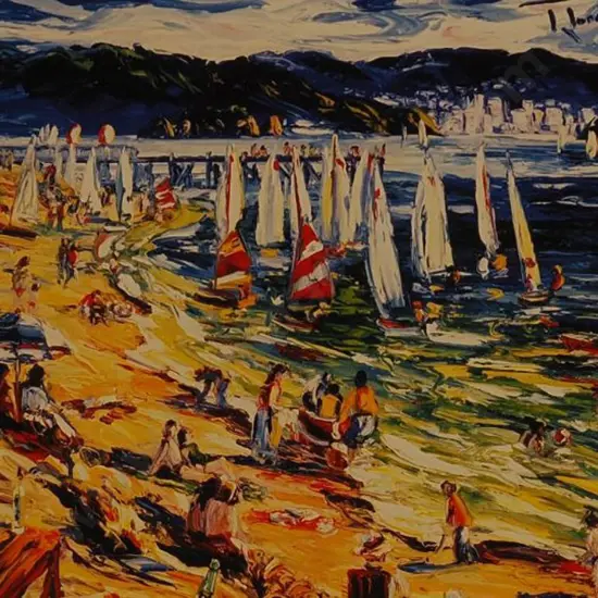 PONDER, Richard (20th Century) - The Bay, Eastbourne