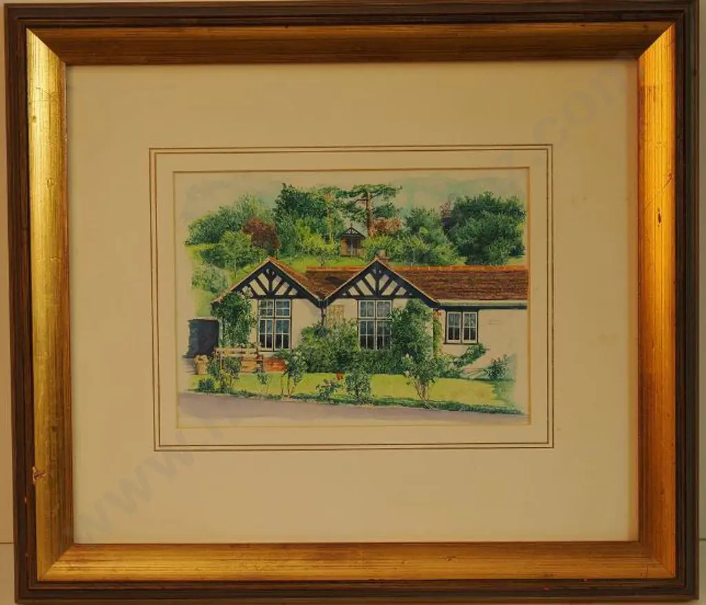 UNKNOWN Artist - English Village home Image 1++