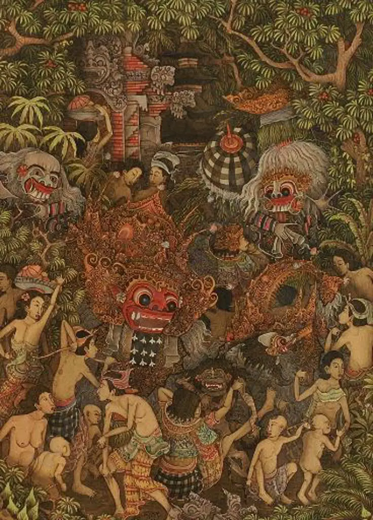 UNKNOWN - Fantasy Scene with Small Creatures, Clothed and Unclothed Image 1++