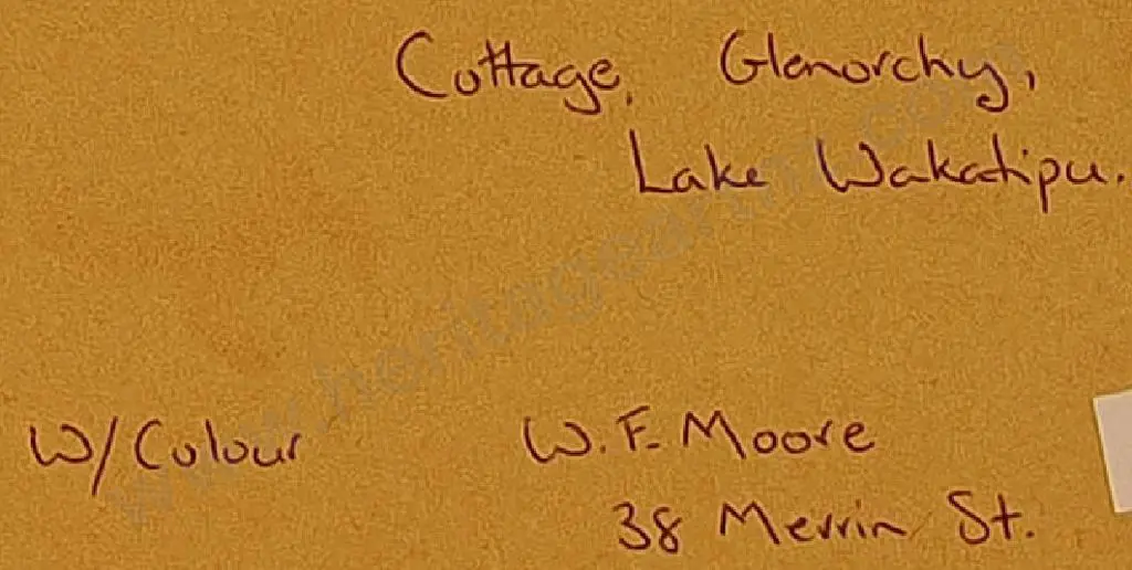 MOORE, William Francis (1934-2020) - Southern Alps with Small Cottage Image 1++