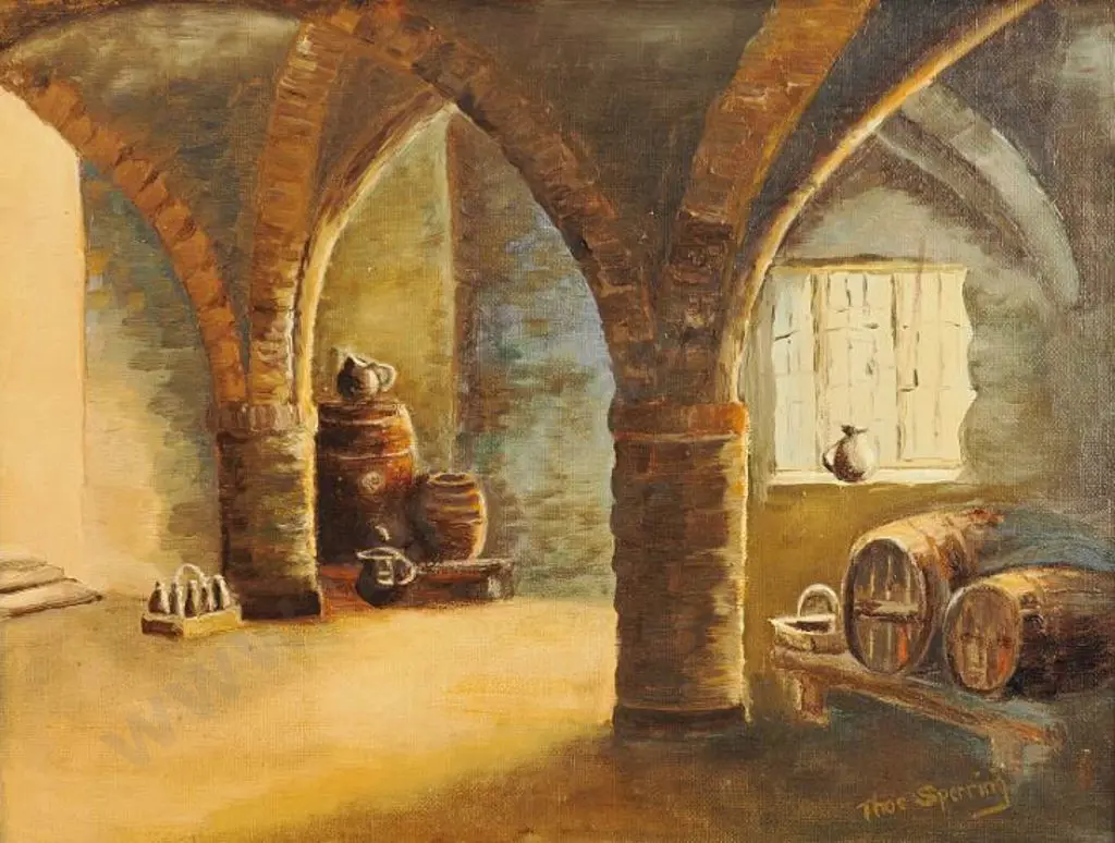 SPERRING, Thomas (Active 1920s) - The Cellar Image 1++