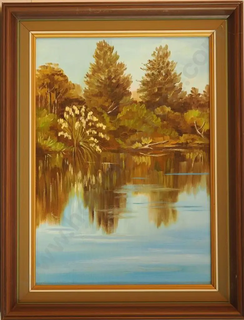 TURNER, Rose - Reflections, Tauranga Taupo Stream, 1982 Image 1++