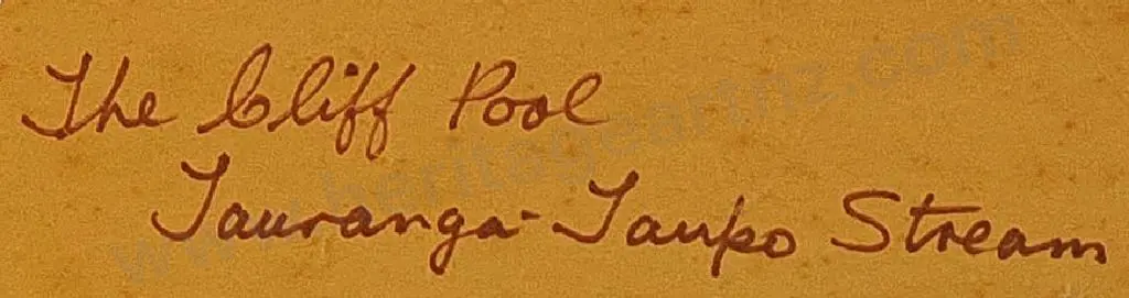 TURNER, Rose - The Cliff Pool, Turangi Image 1++
