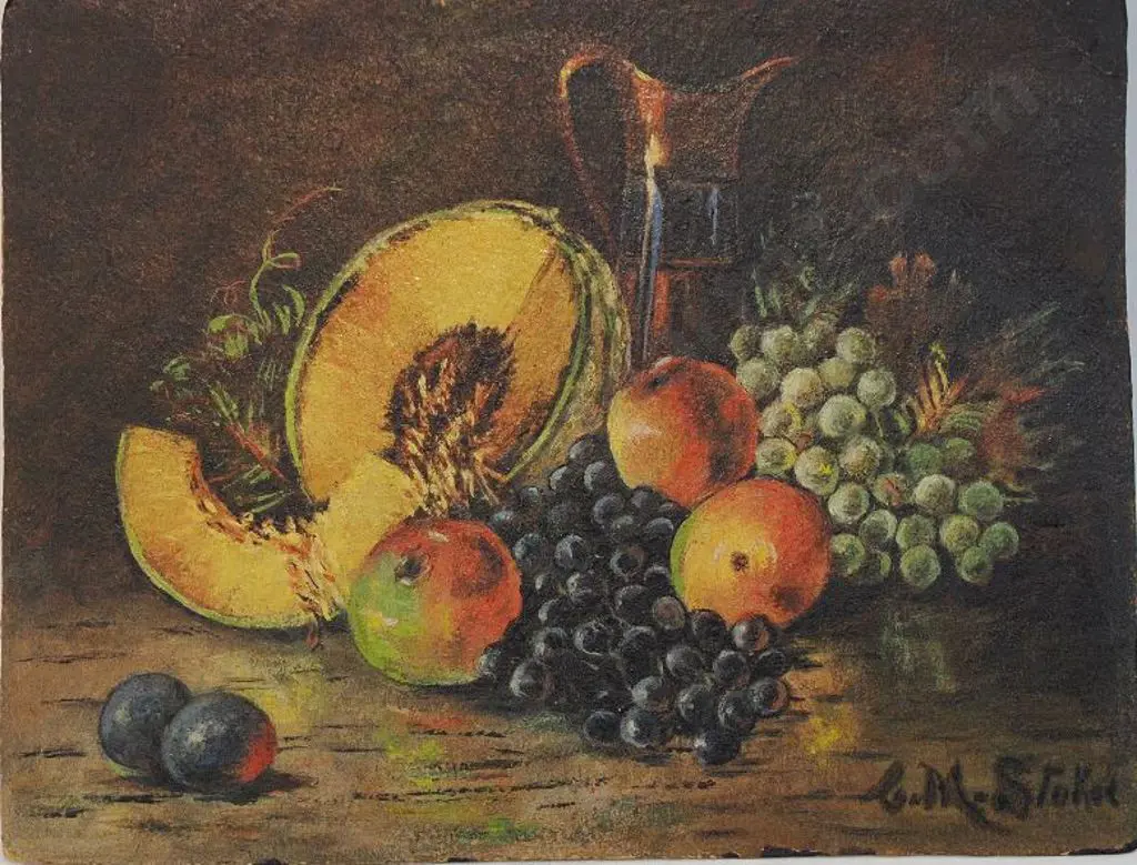 STOKER, G.M - Still life - Flowers in Vase 1990 Image 1++