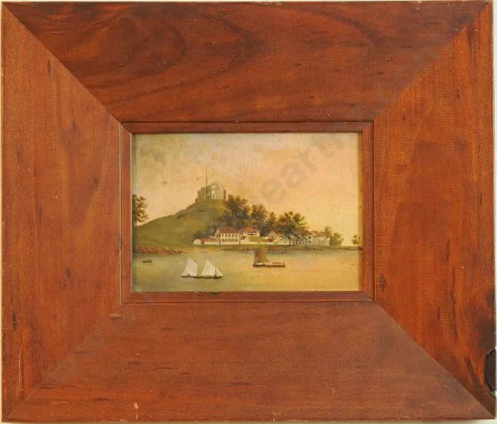 UNKNOWN - Boats sailing by Hill Image 1++