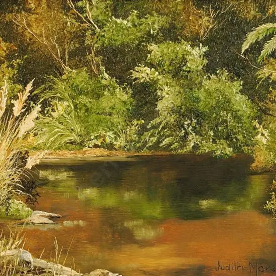 MORETON, Judith (1940-) - Bush Road, Coromandel 1966