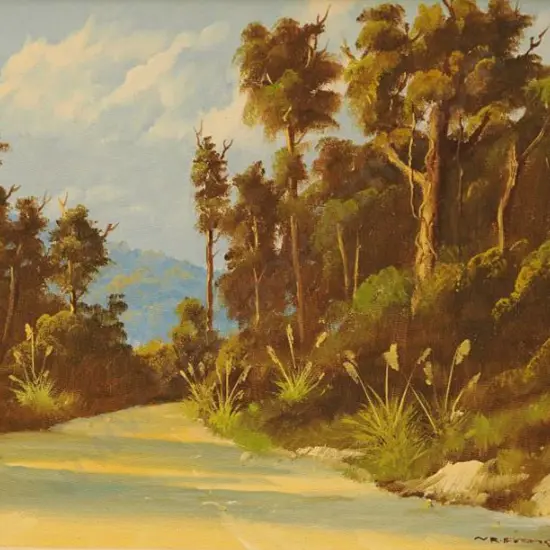 FRANKLYN, Richard (Active 1970s-80s) - Mountain Road near Ohakune