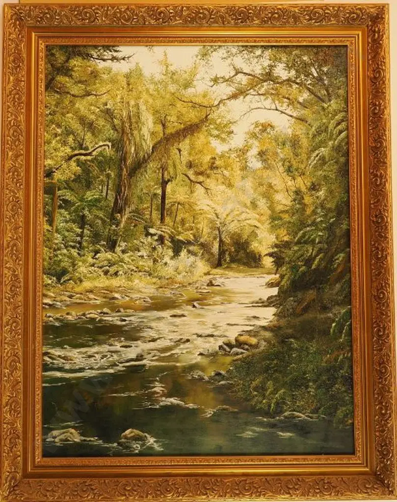 MORETON, Judith (1940-) - Sunlight on Tangamuku, 1987 Image 1++